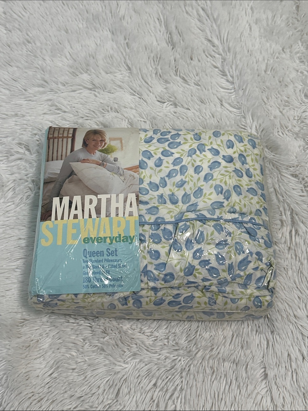 🥕 NWT Martha Stewart Queen Size Sheet Set